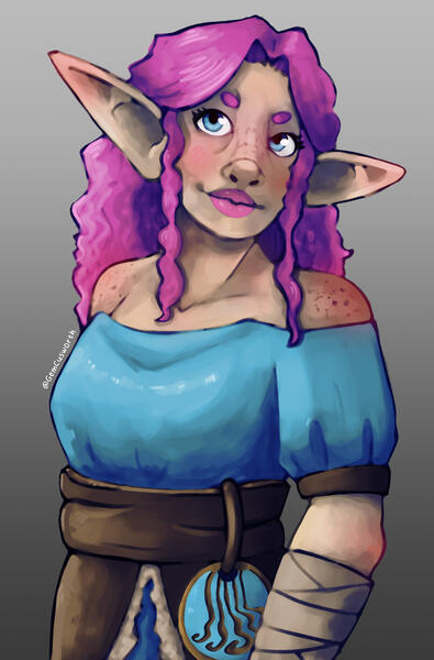 Blossom - D&D Character Art